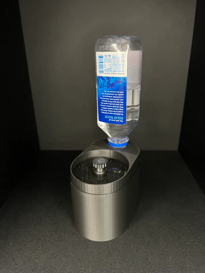 Water Dispensing Paintbrush Cleaner by yesimjess, Download free STL model