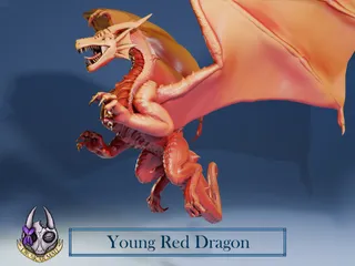 young red dragon