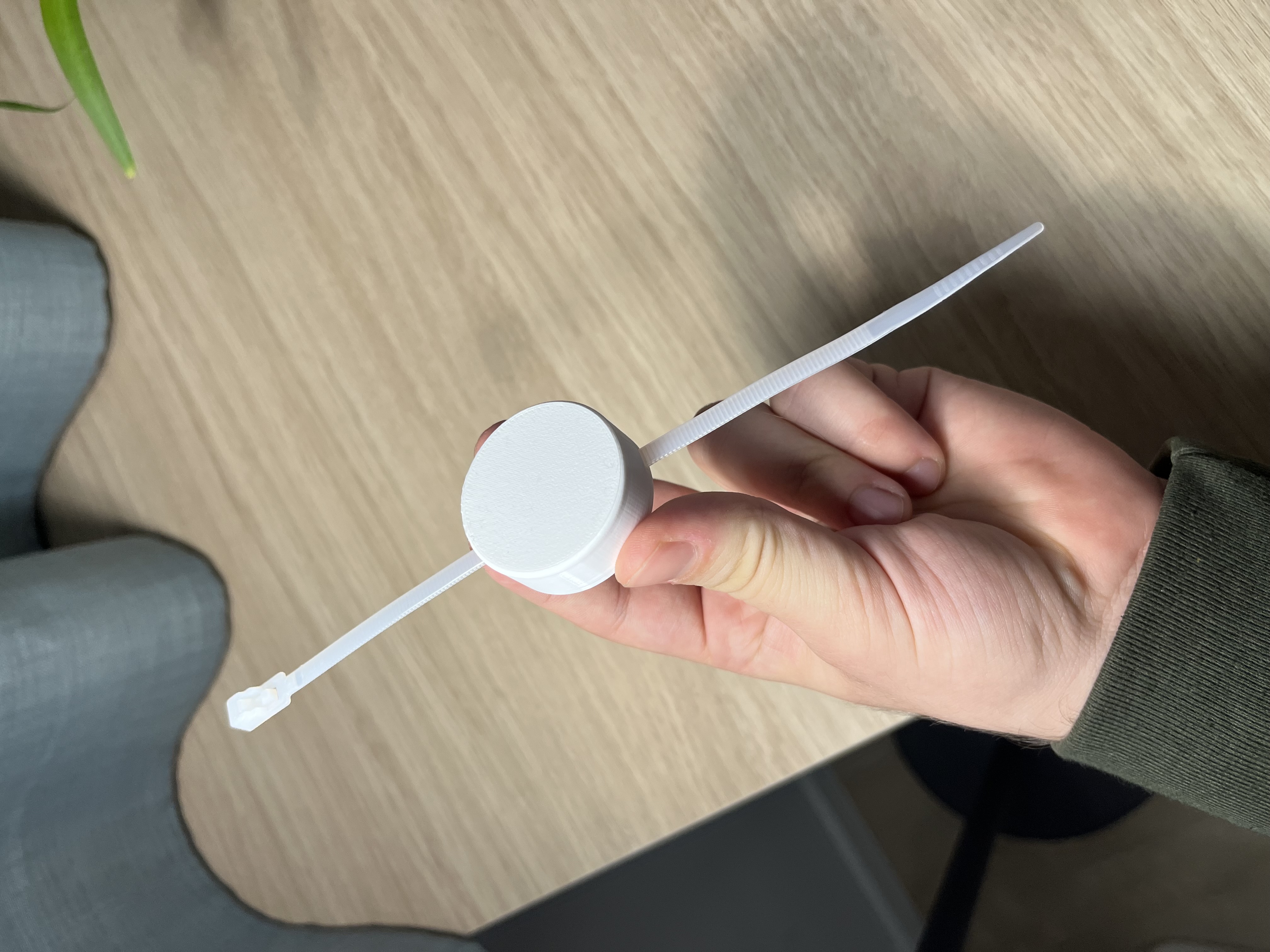 AirTag Holder with Zip Tie Mount
