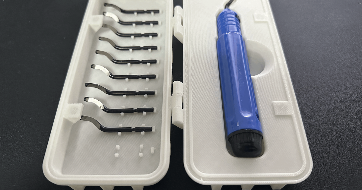 Deburring Tool Case Print In Place by Roy Daniel Download free STL