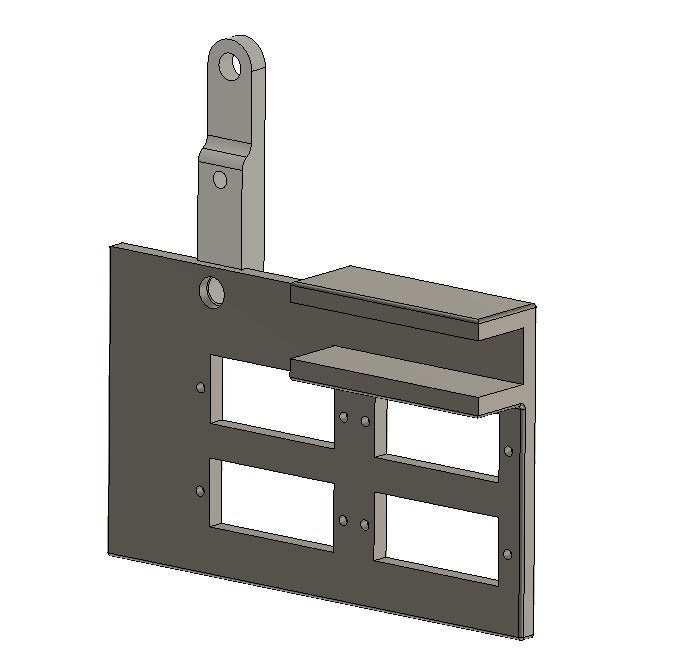 Miniatura 2 do modelo 3D Open Benchtable 4 Small DMM Bracket