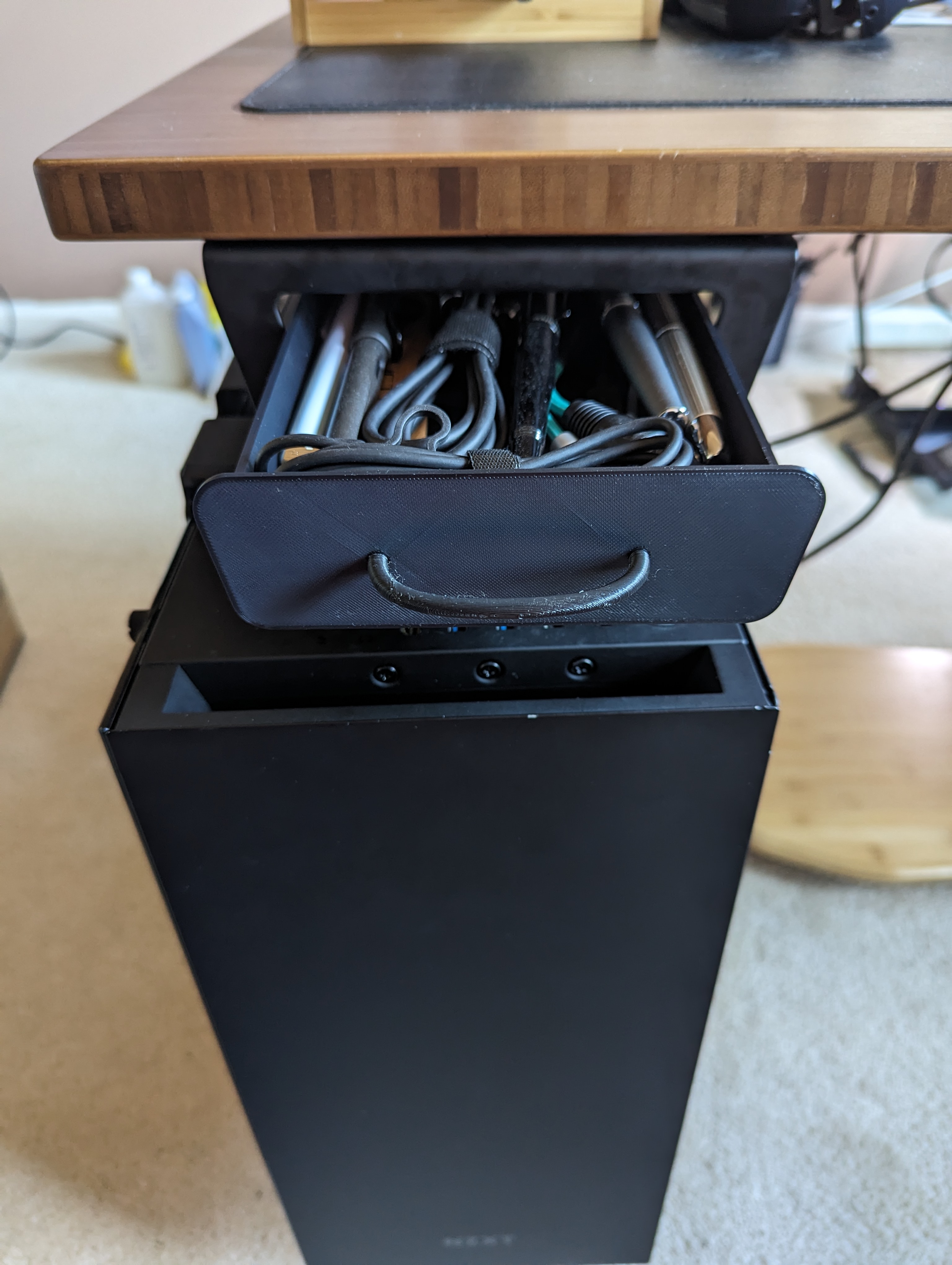Uplift Desk cubby drawer by Orlando Marin Download free STL model