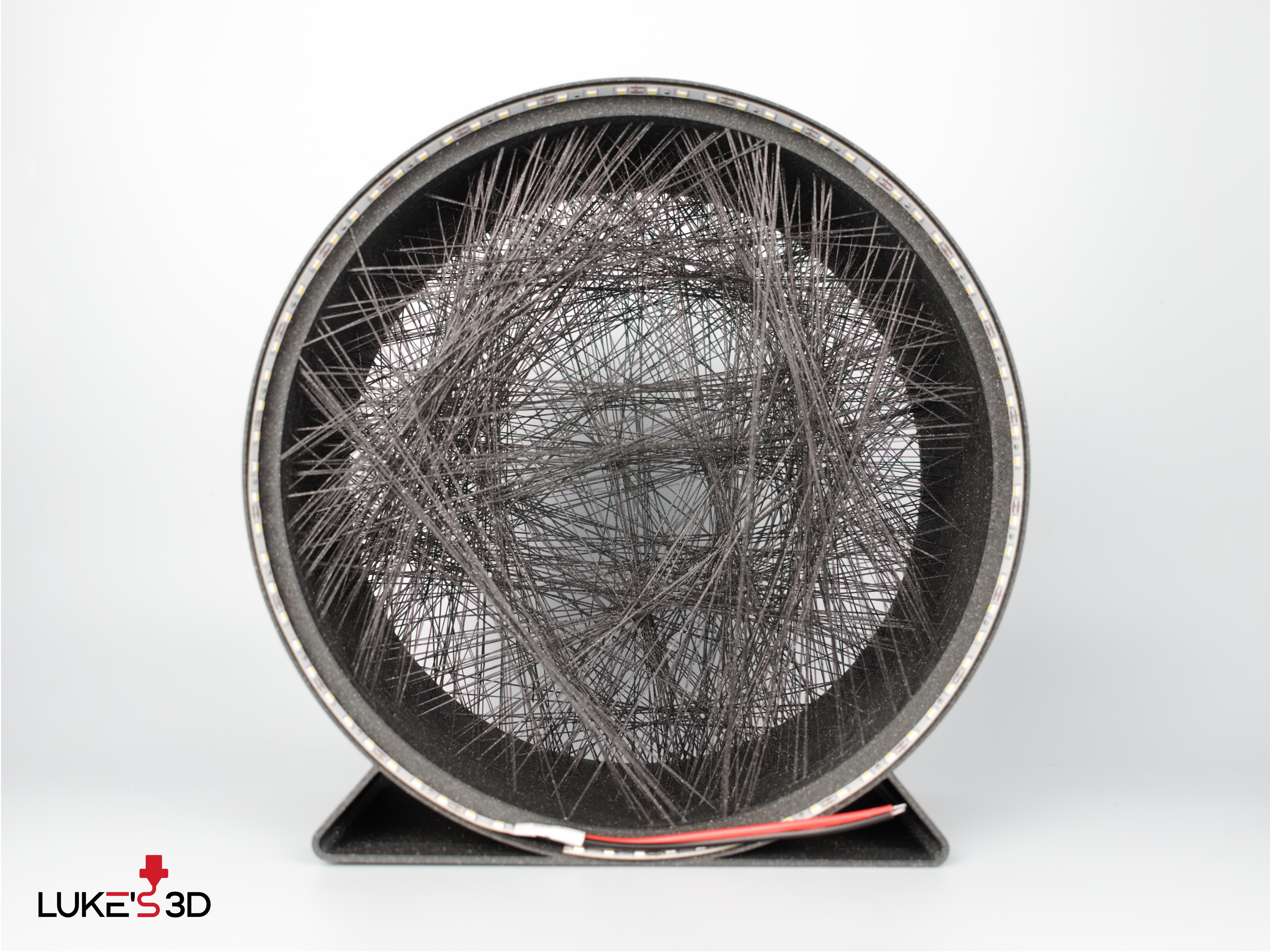 Miniatura 3 do modelo 3D Albert Einstein String Art