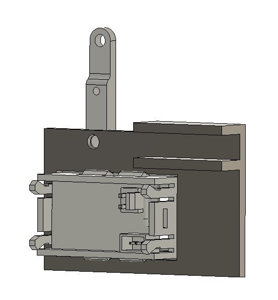 Miniatura 3 do modelo 3D Open Benchtable Digital Voltmeter Bracket