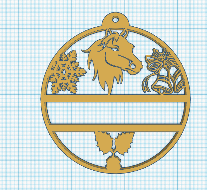 Horse christmas tree decorations