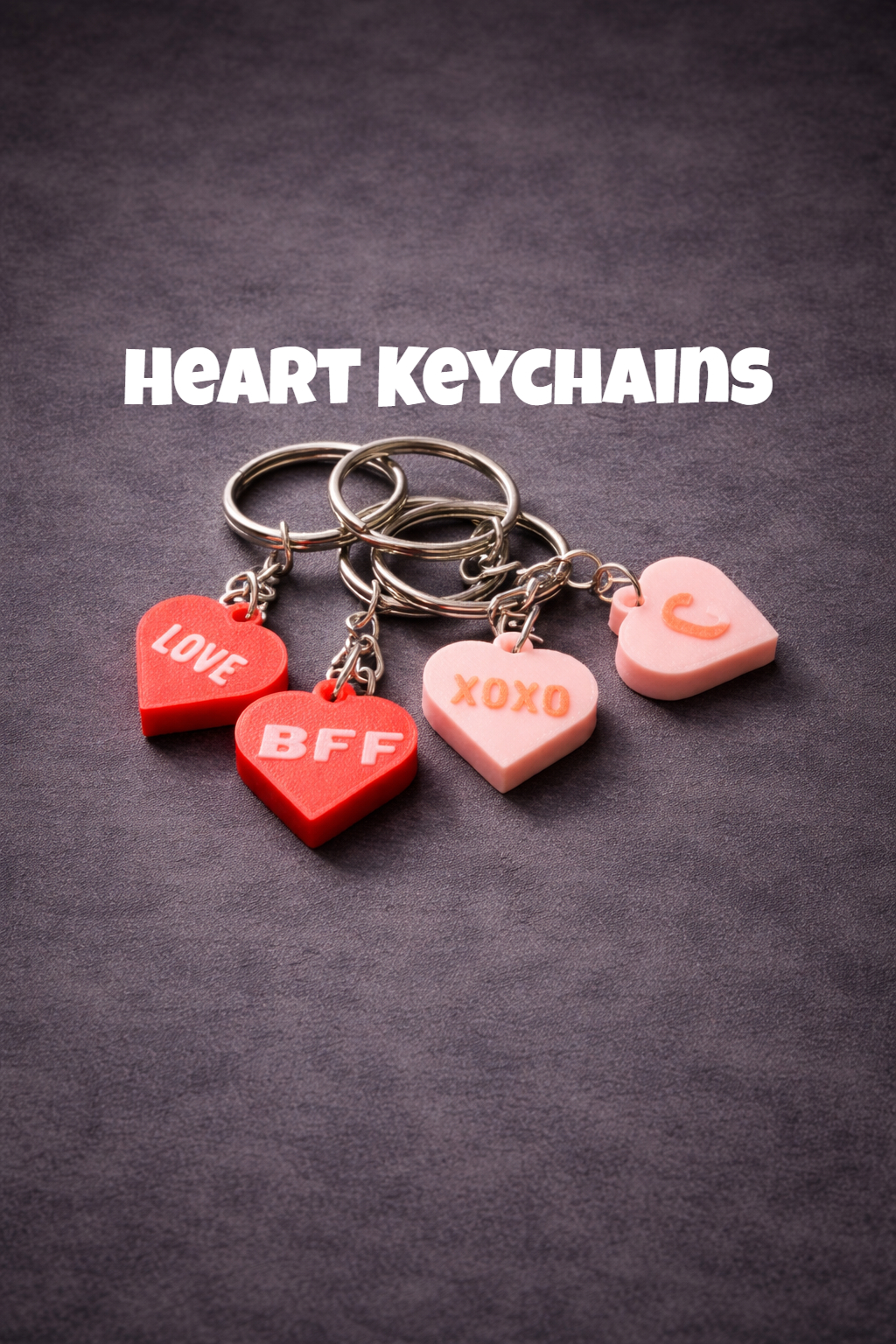 Heart Keychains