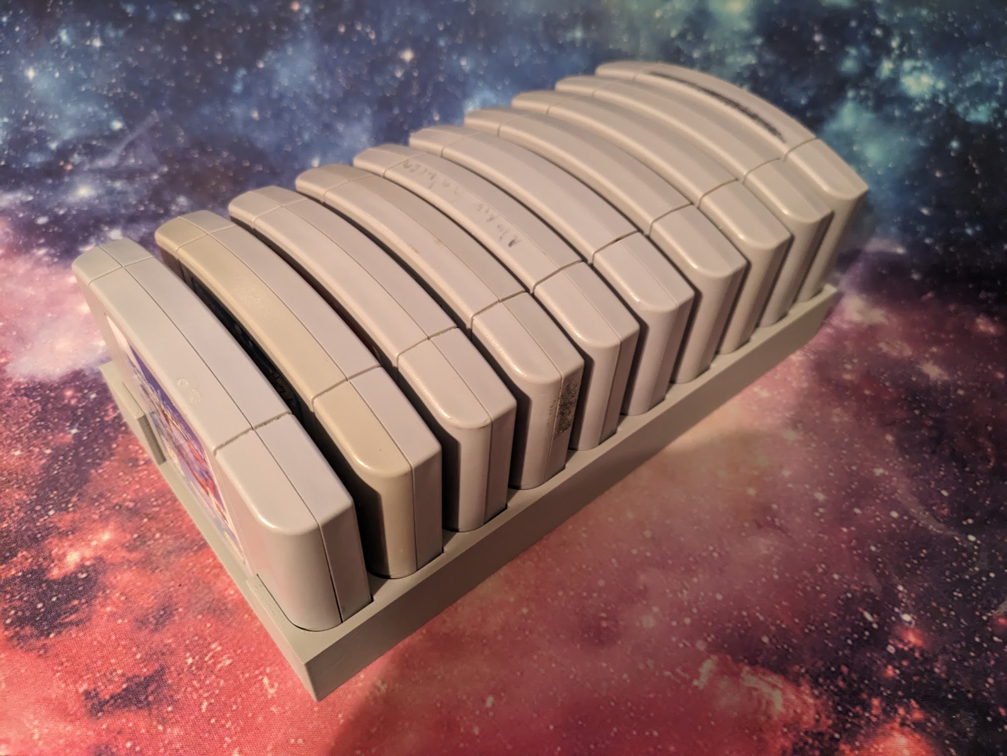 N64 Cartridge Tray with 10 slots by argonotix Download free STL model