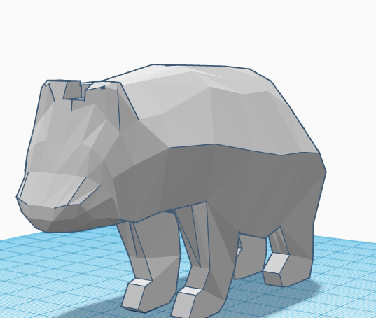 Low Poly Polar Bear