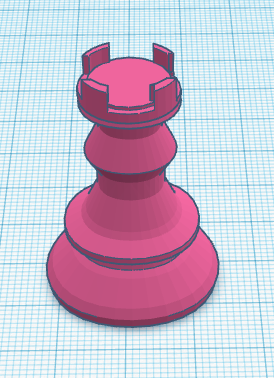 Miniatura 2 do modelo 3D Rook Chess Piece