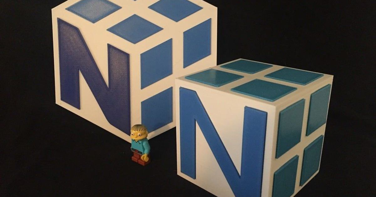 NumPy Logo (2D & 3D) by Maeshmaker | Download free STL model ...