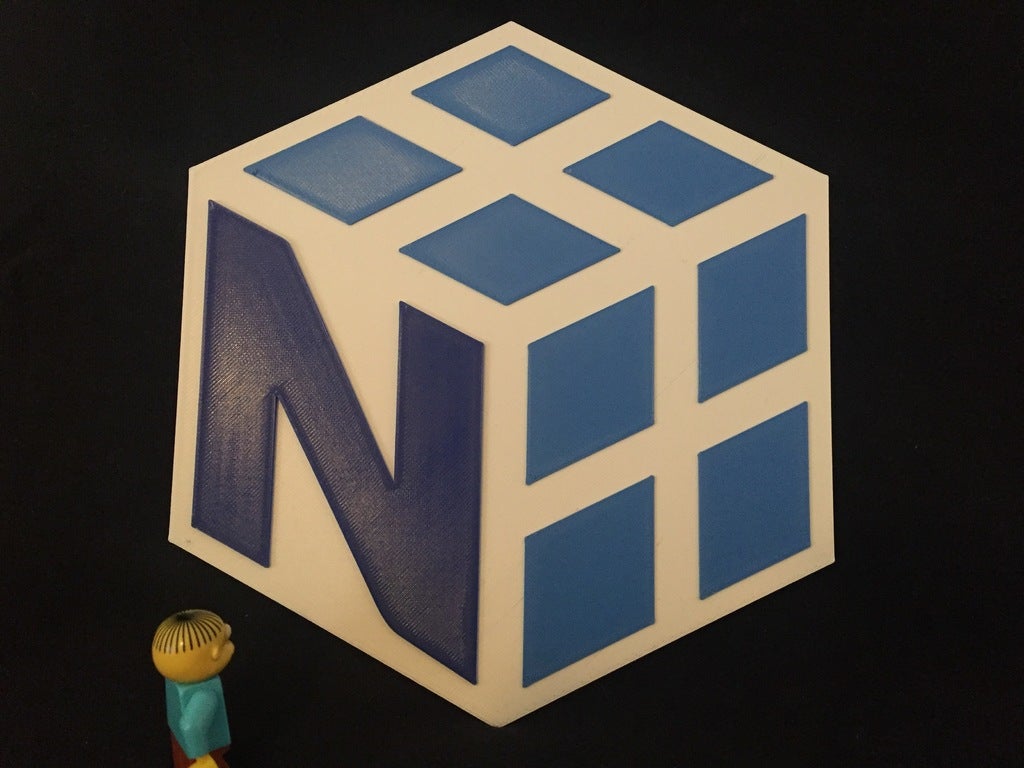 NumPy Logo (2D & 3D) by Maeshmaker | Download free STL model ...