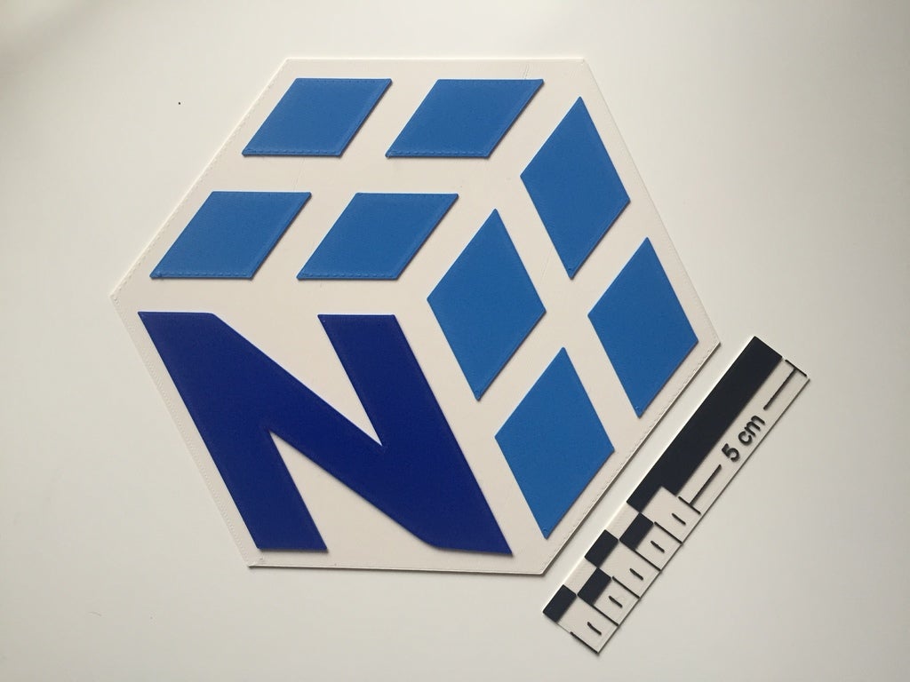 NumPy Logo (2D & 3D) by Maeshmaker | Download free STL model ...