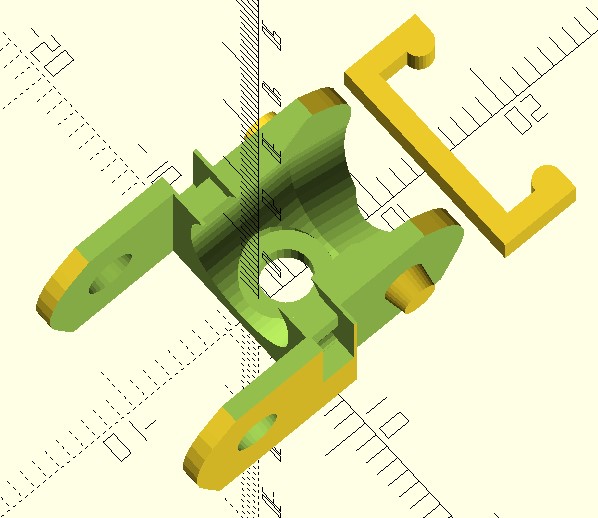 Fully Parametric Drag Chain with Mounting Hole Option