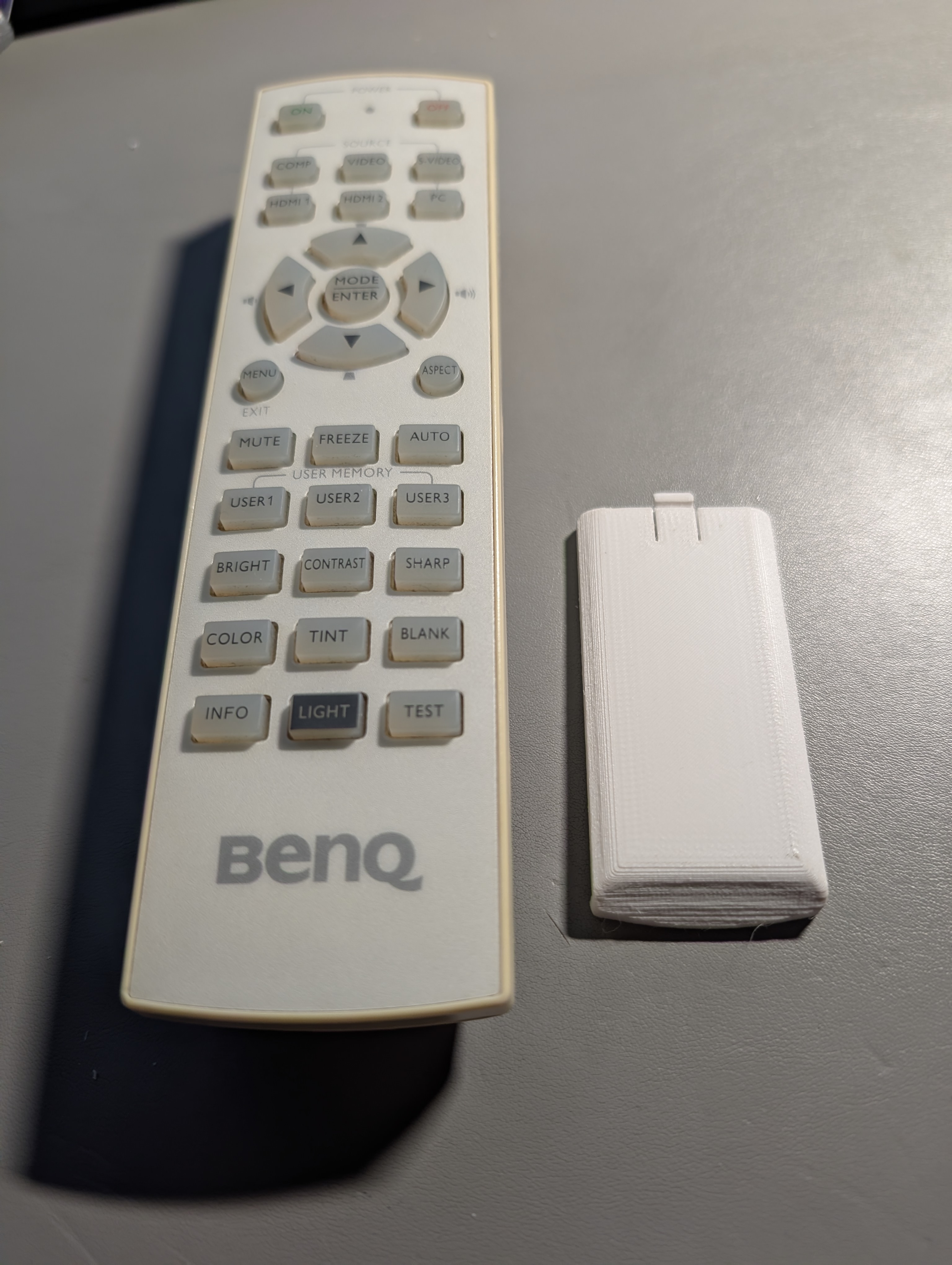 BenQ Projector Remote Battery Cover Replacement