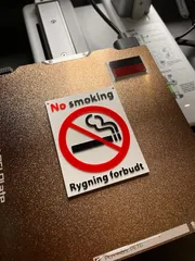 No smoking sign