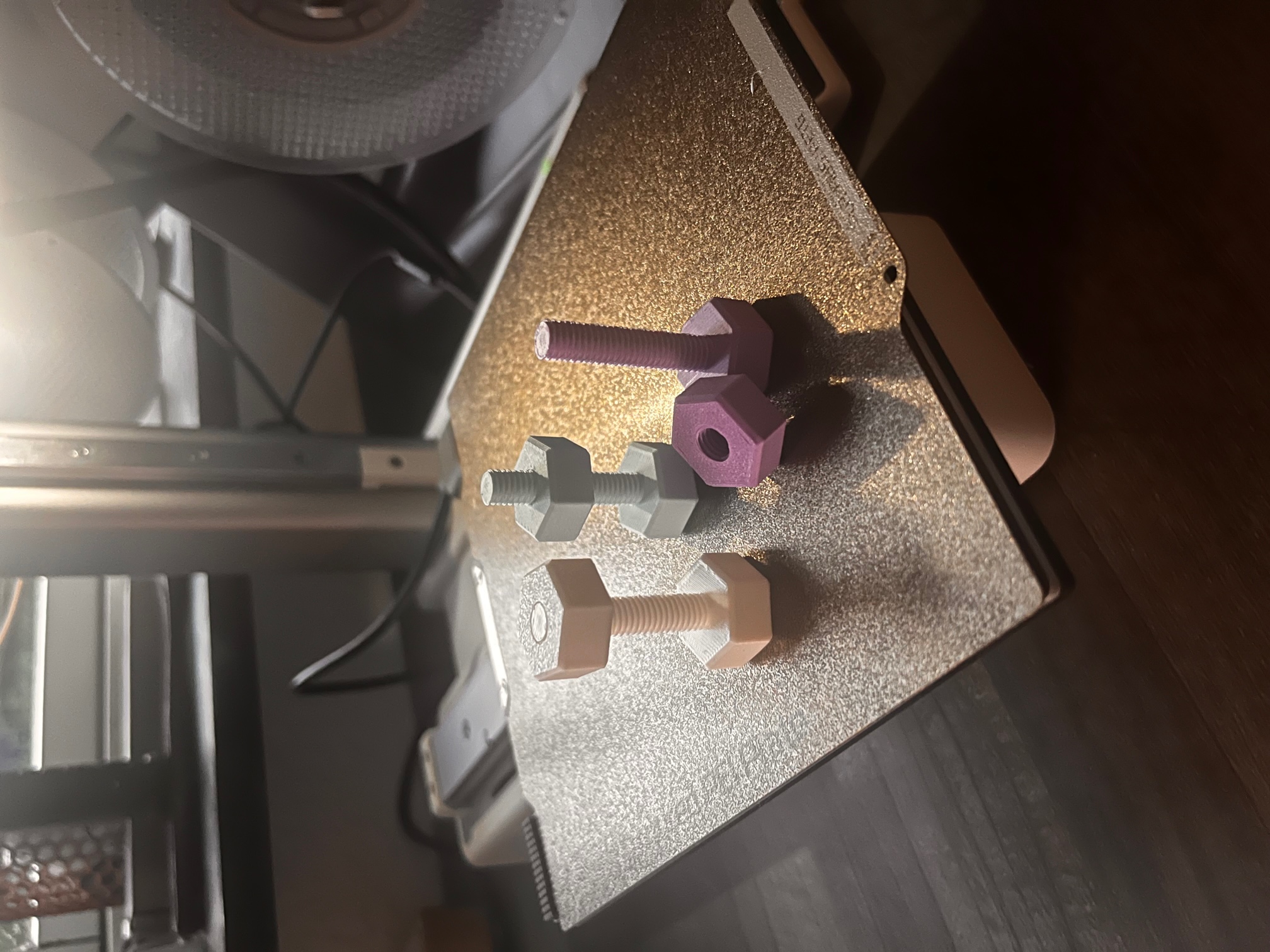Bolt nut 3d test