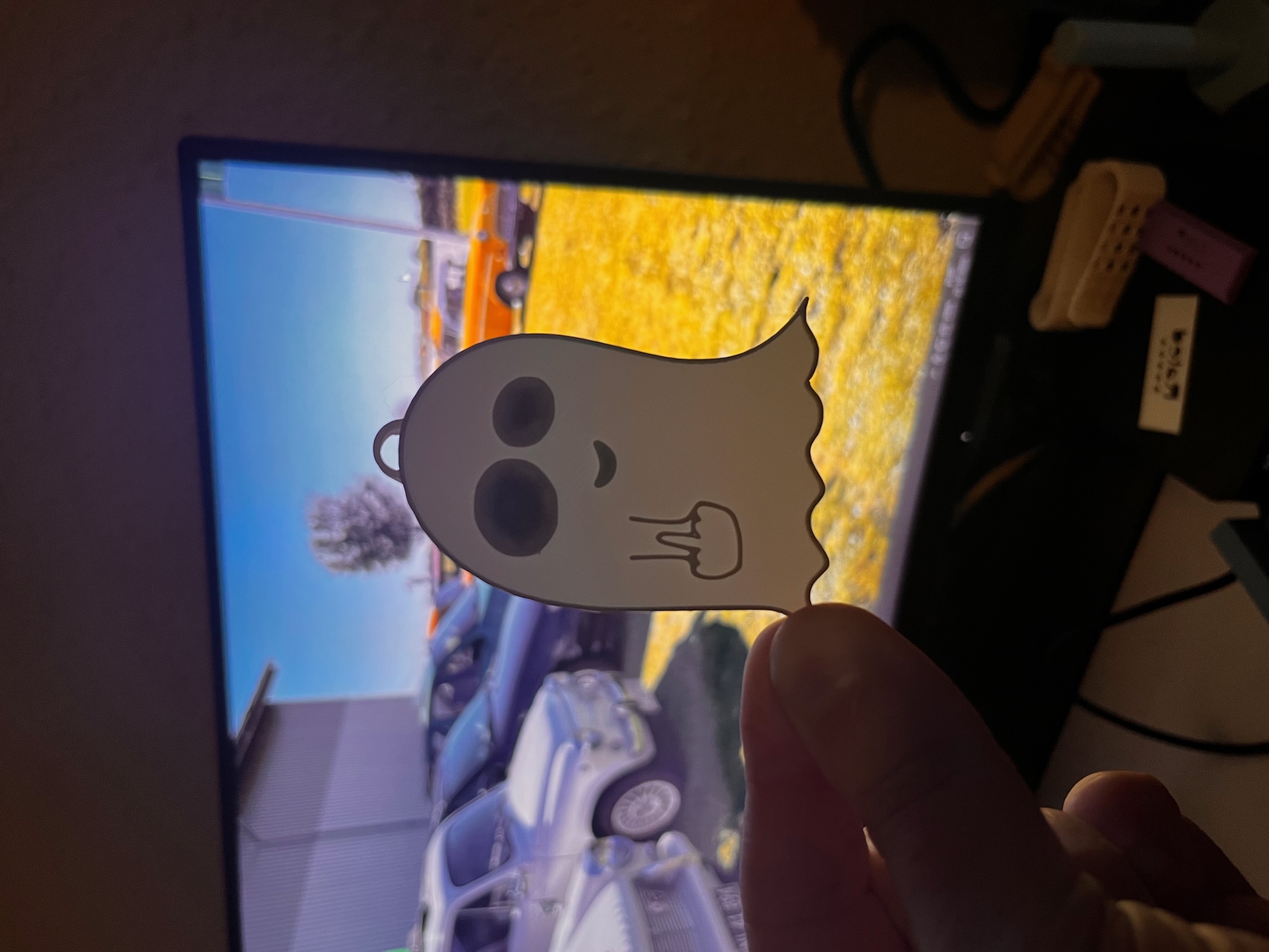 Halloween Ghost Keychain