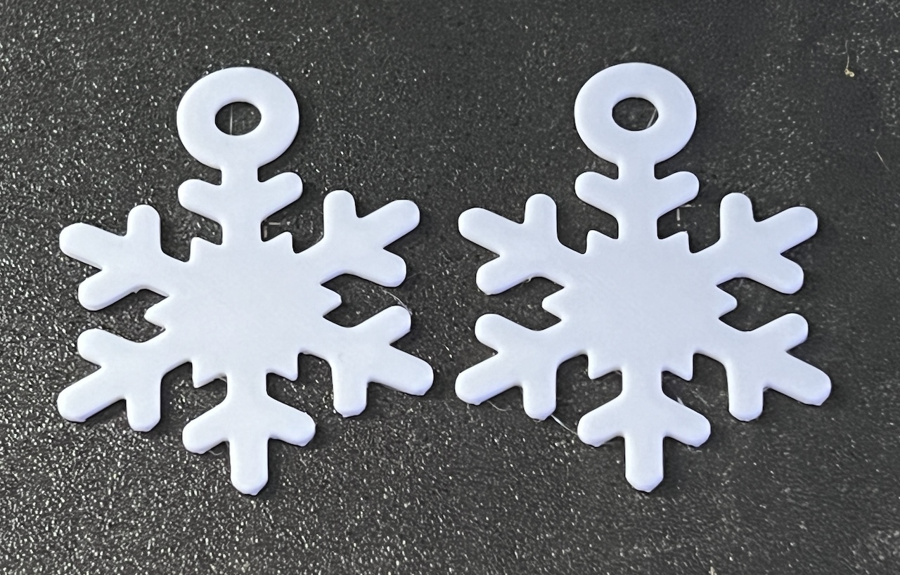 Snowflake Ear Rings
