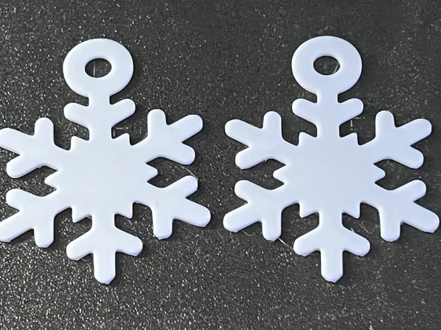 Snowflake Ear Rings