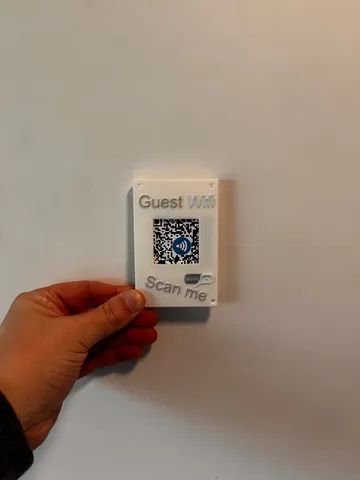 Wifi QR code guest network scan