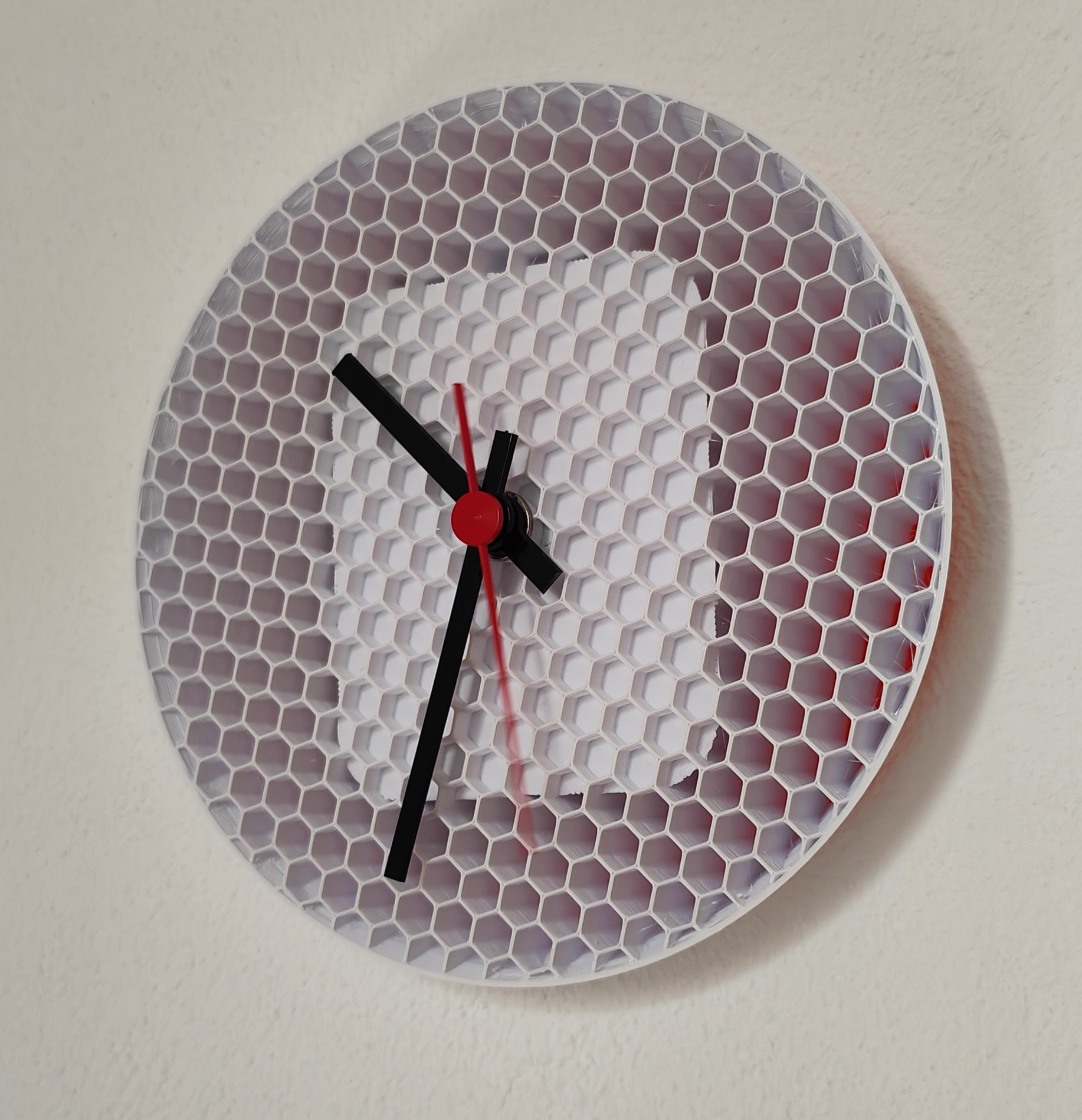 Hexagonal Infill Pattern Clock by Mathias | Download free STL model ...