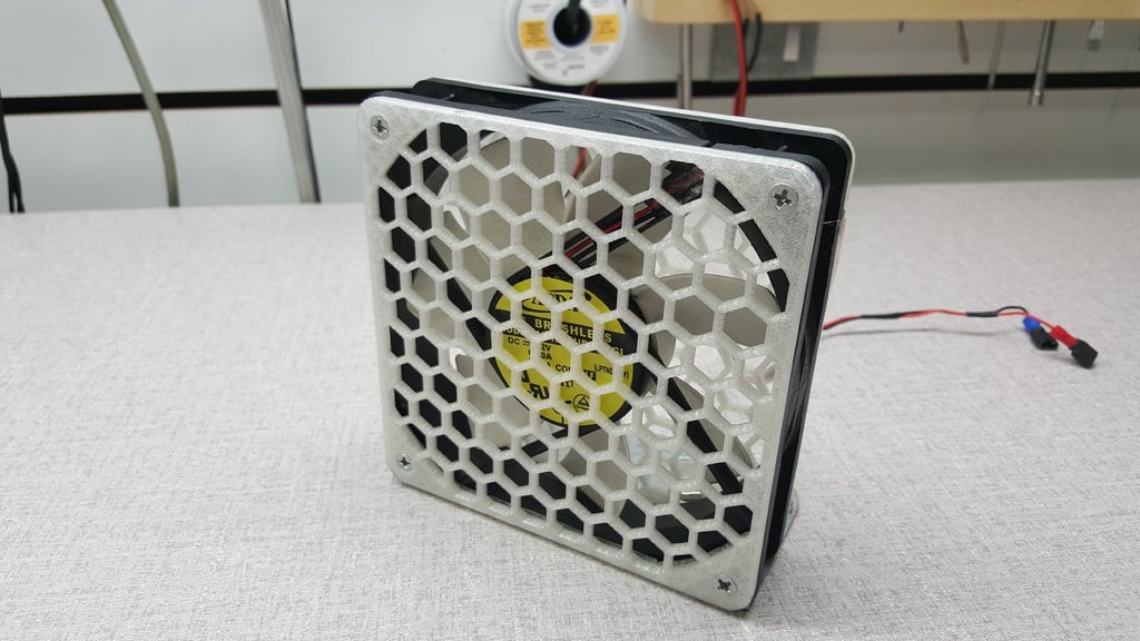 120mm Hex fan grill