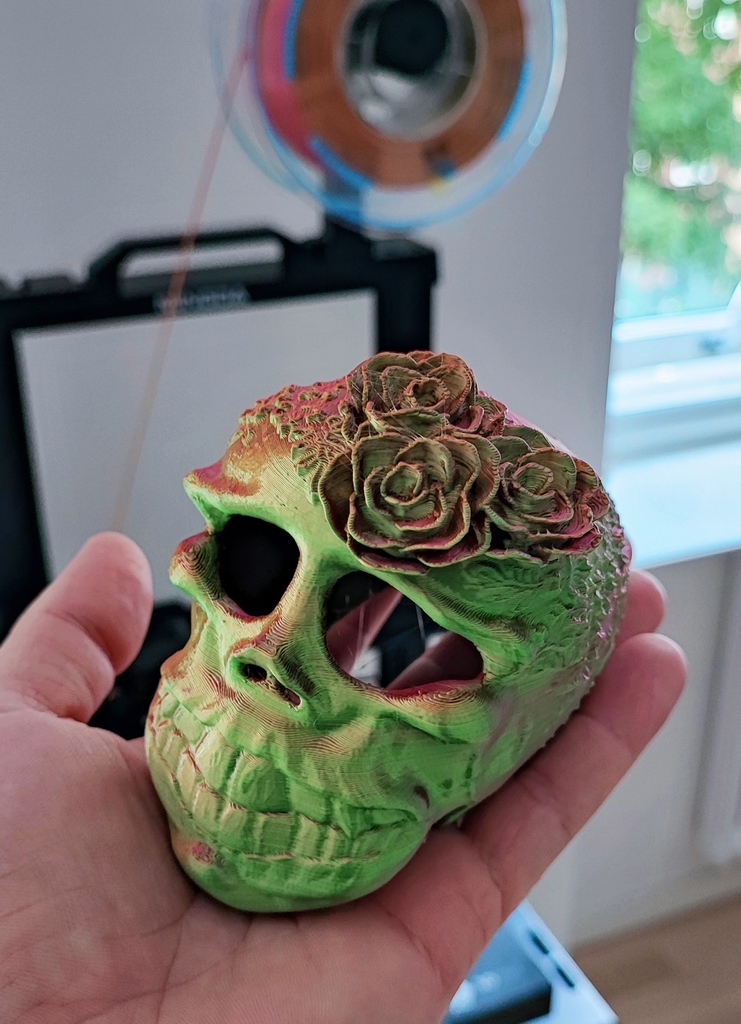 Flower Skull (supportfree)