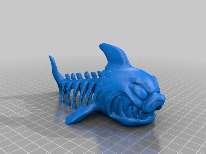 Miniatura 3 do modelo 3D Angry Fish