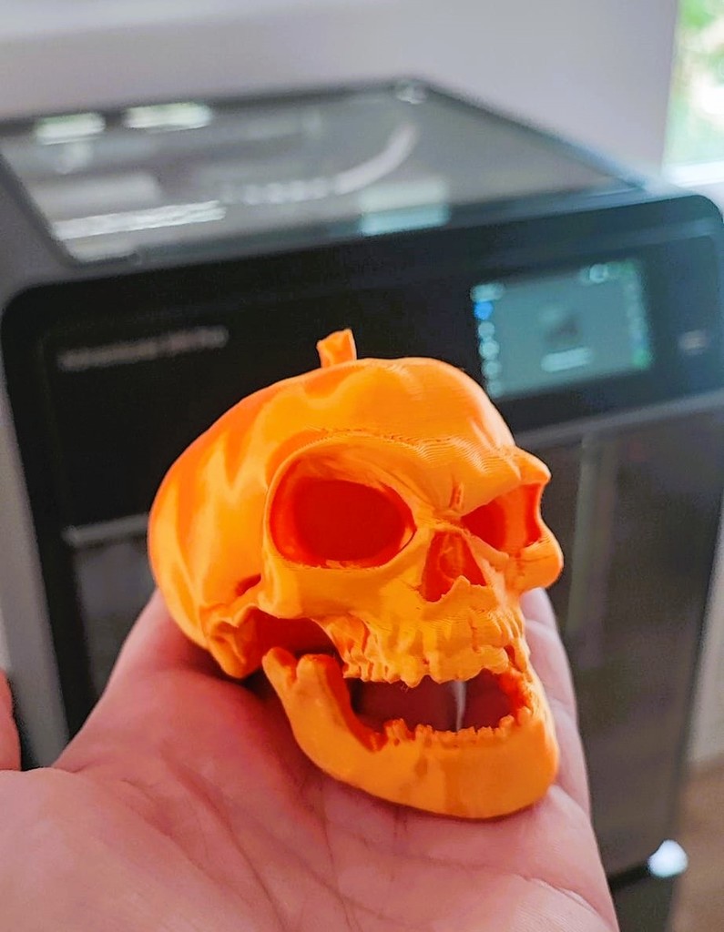 Halloween Pumpkin Skull
