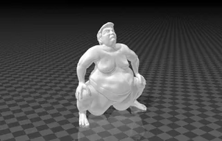 Trump Sumo Wrestler