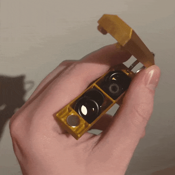 Magnetic Loop Buds Hearing Protection Case Keychain