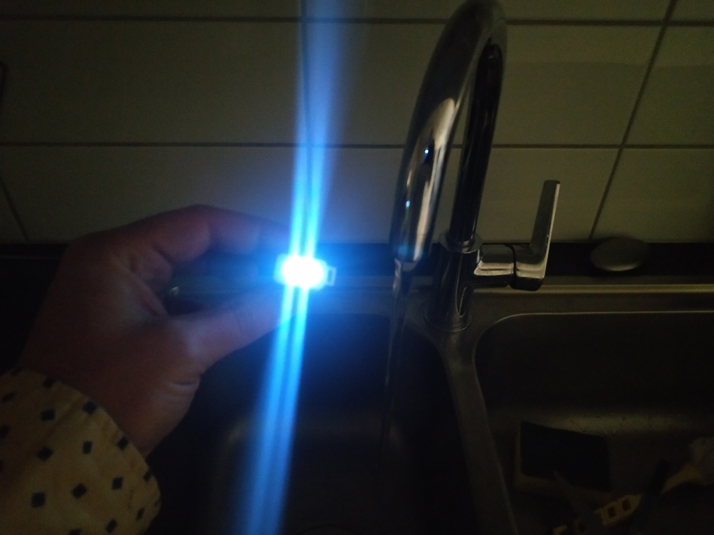 Tap Water Powered - mini LED Flashlight
