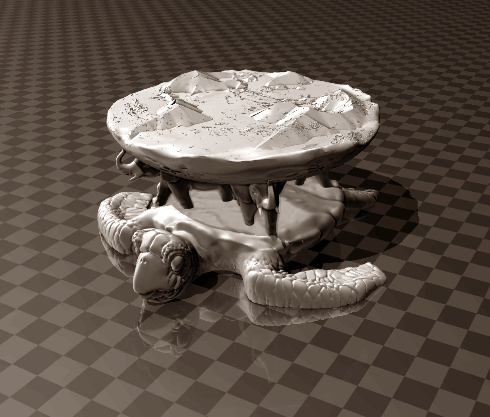 Miniatura 2 do modelo 3D Flat Earth