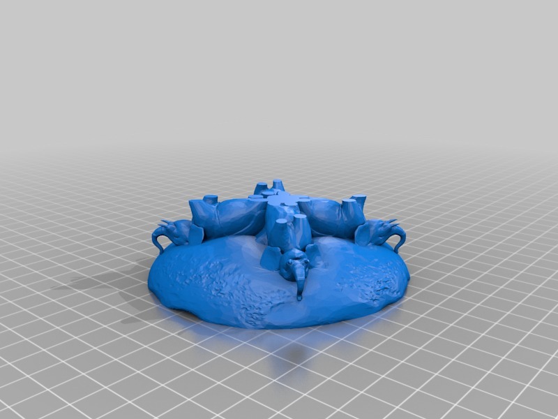 Miniatura 5 do modelo 3D Flat Earth