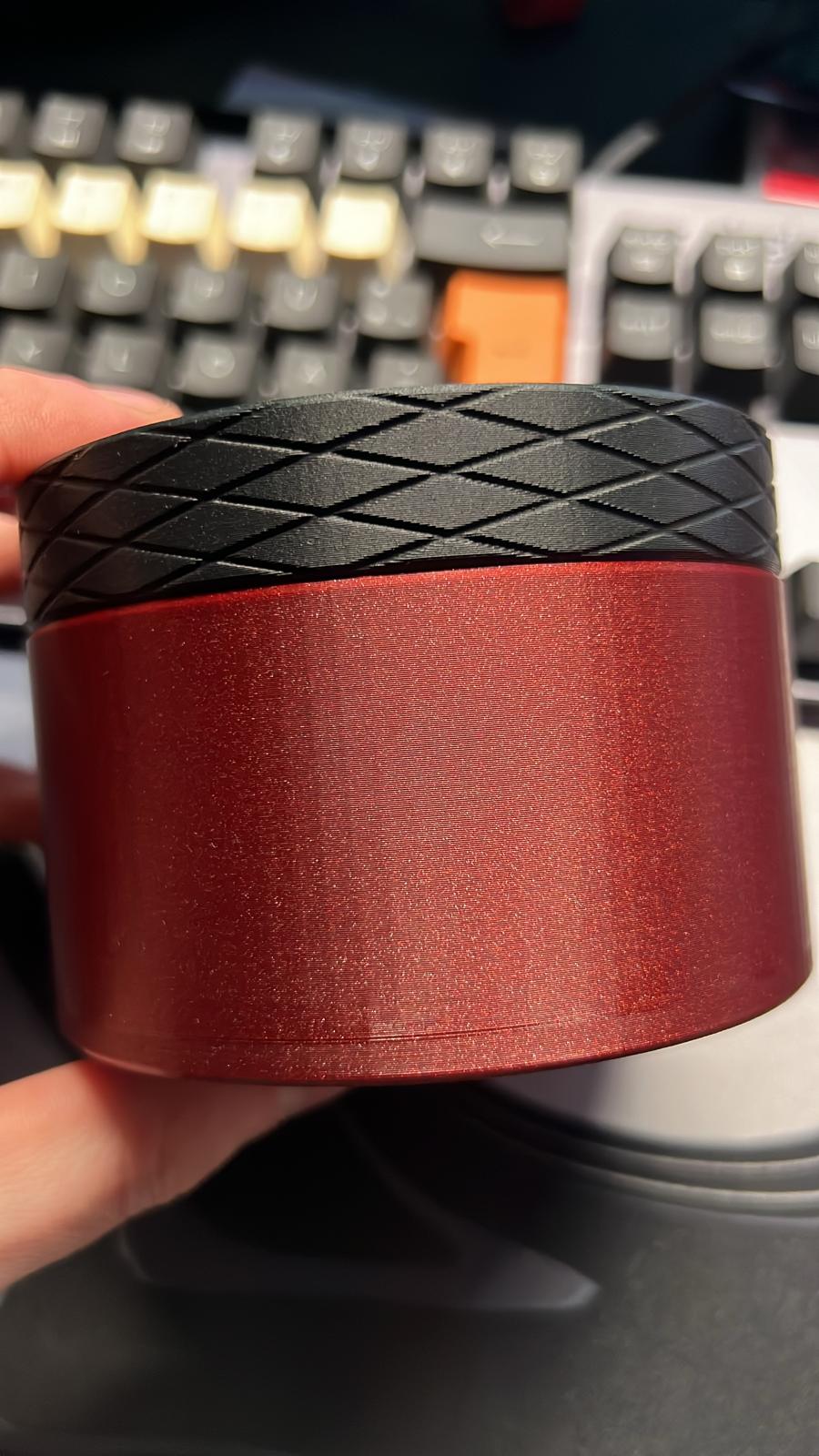 Container screwed lid
