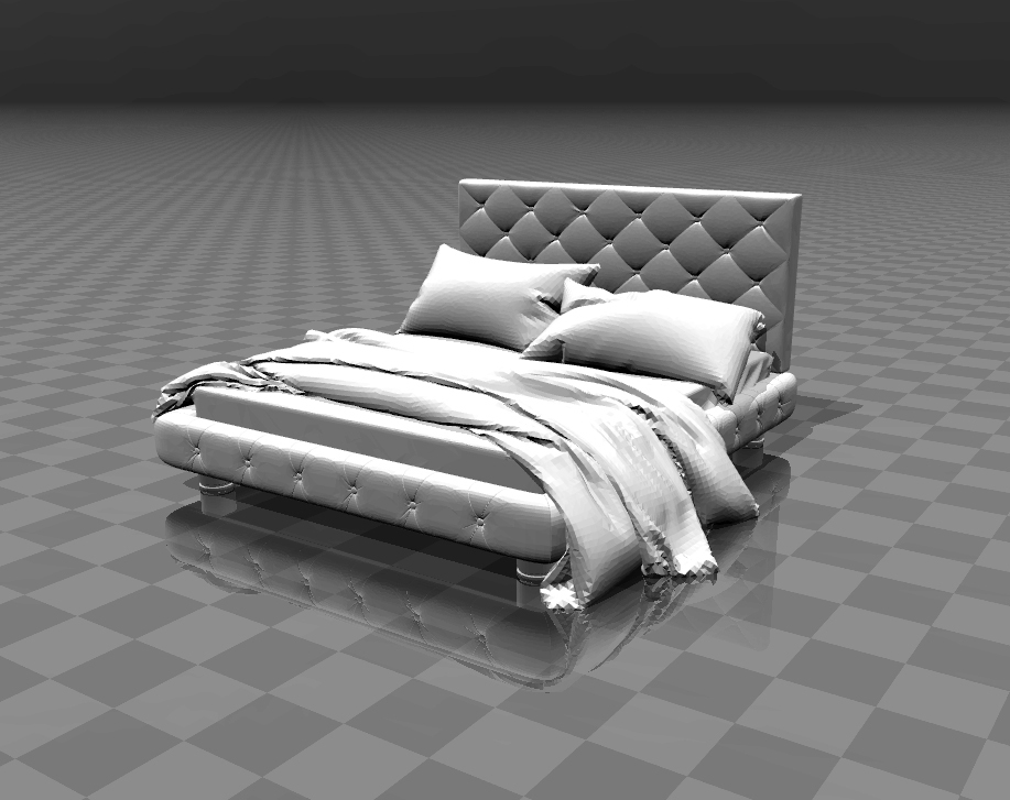 Double bed by Medelis3D Download free STL model