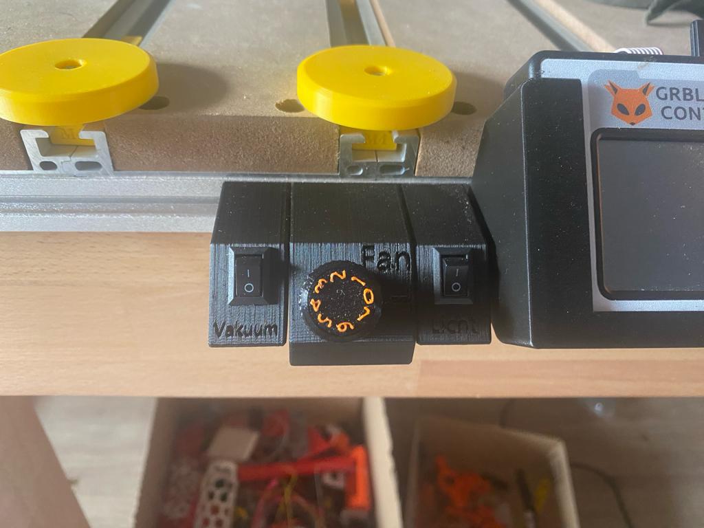 Cnc Zubehör für Fox Alien Masuter Pro / Cnc Accessories for FoxAlien Masuter Pro / 20 mm Aluprofil Nut Montage