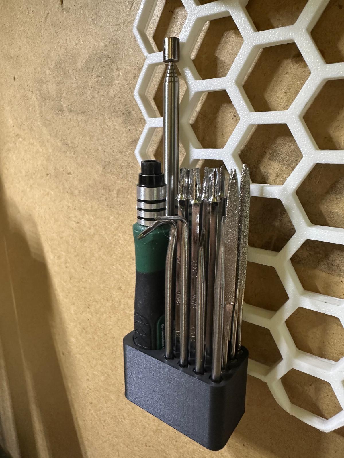 Mini Bit-holder Honeycomb