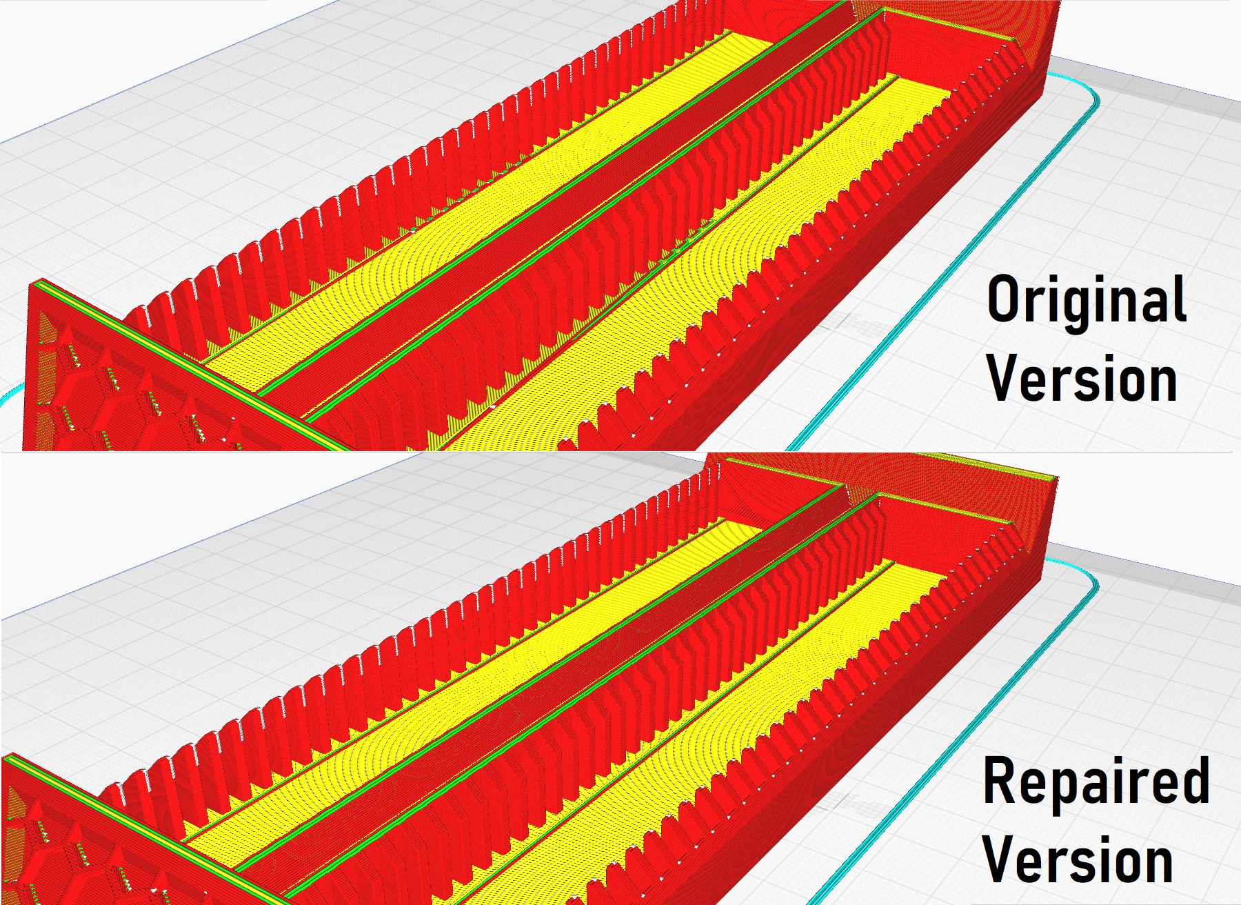 Repaired GEN2 Honeycomb Filament Sample Tray 3D model thumbnail