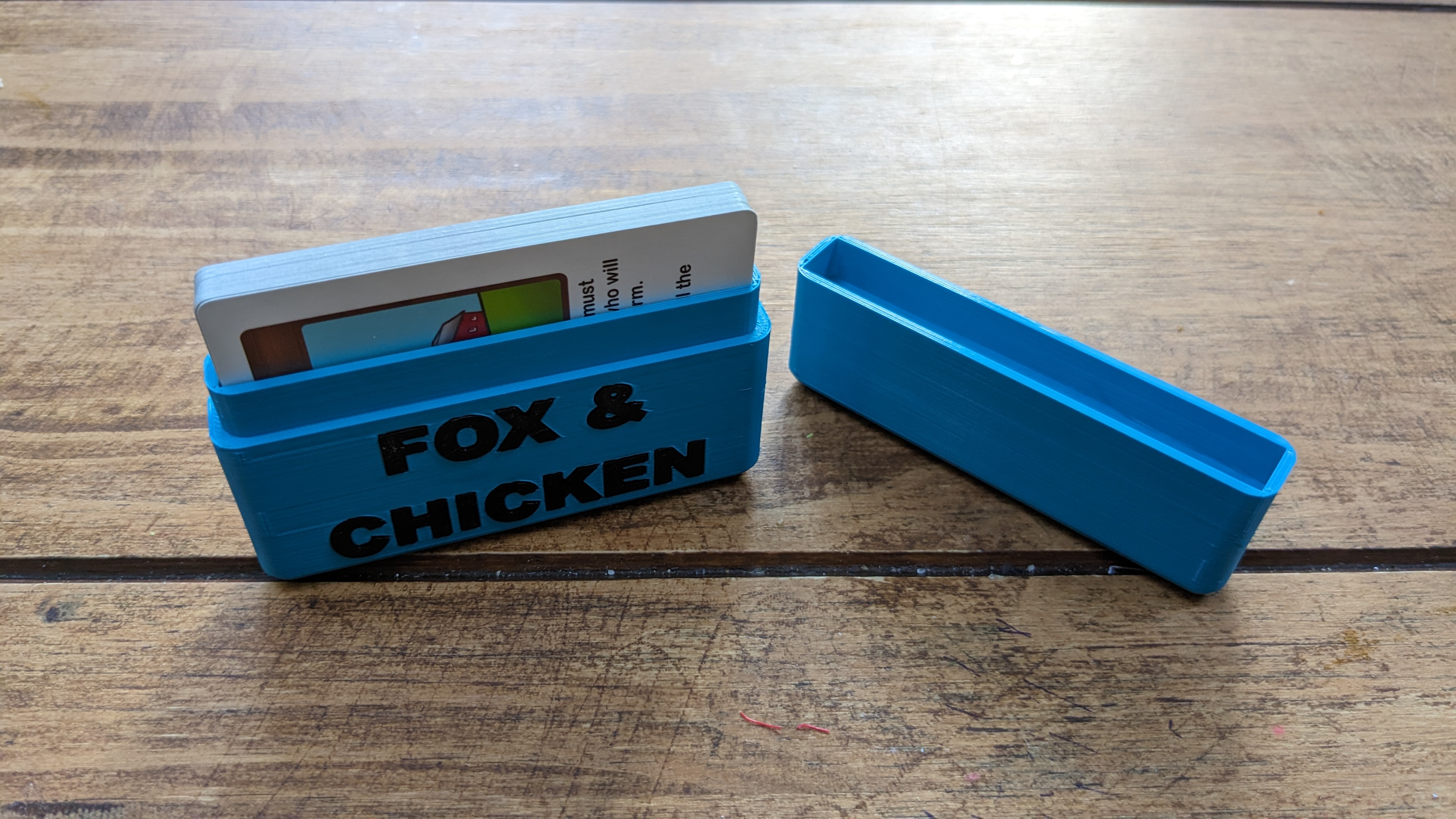 Fox and Chicken Board Game Box