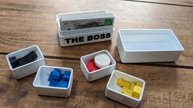 The Boss Board Game Box