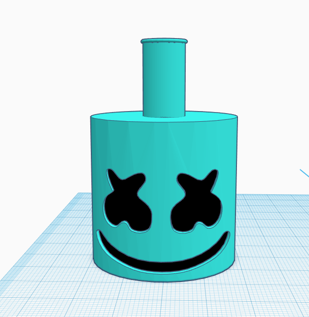 Marshmello Dj Mask shisha mouthtip