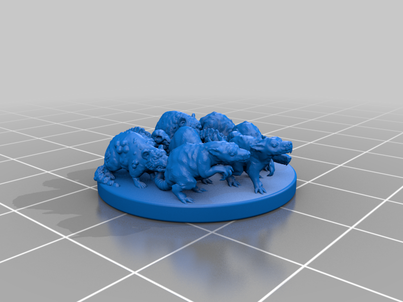 Zombicide Fantasy: Rat King and Zombie Ratz by Udo's 3D World ...