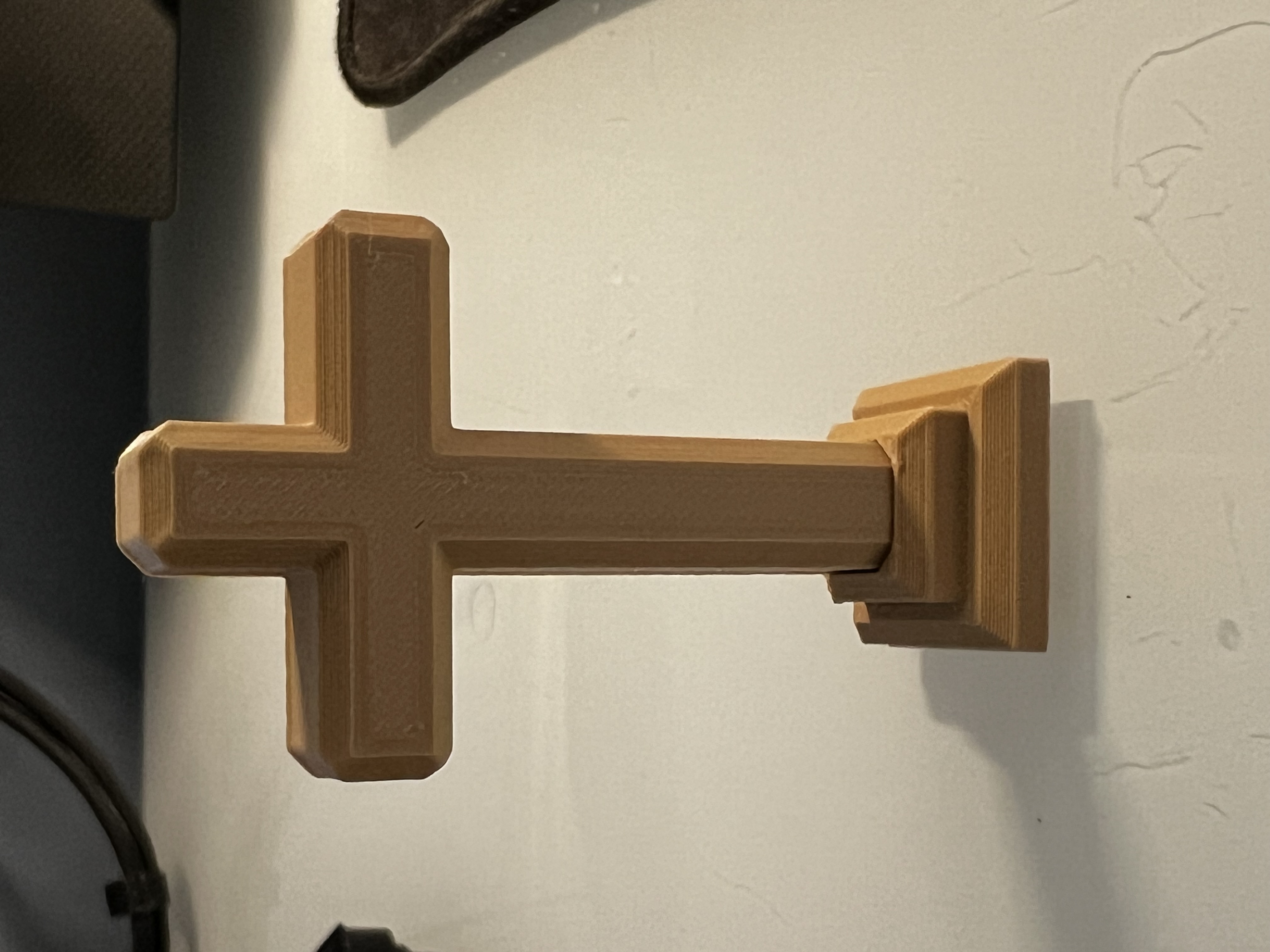 Small Cross on stand by mohitmathew | Download free STL model