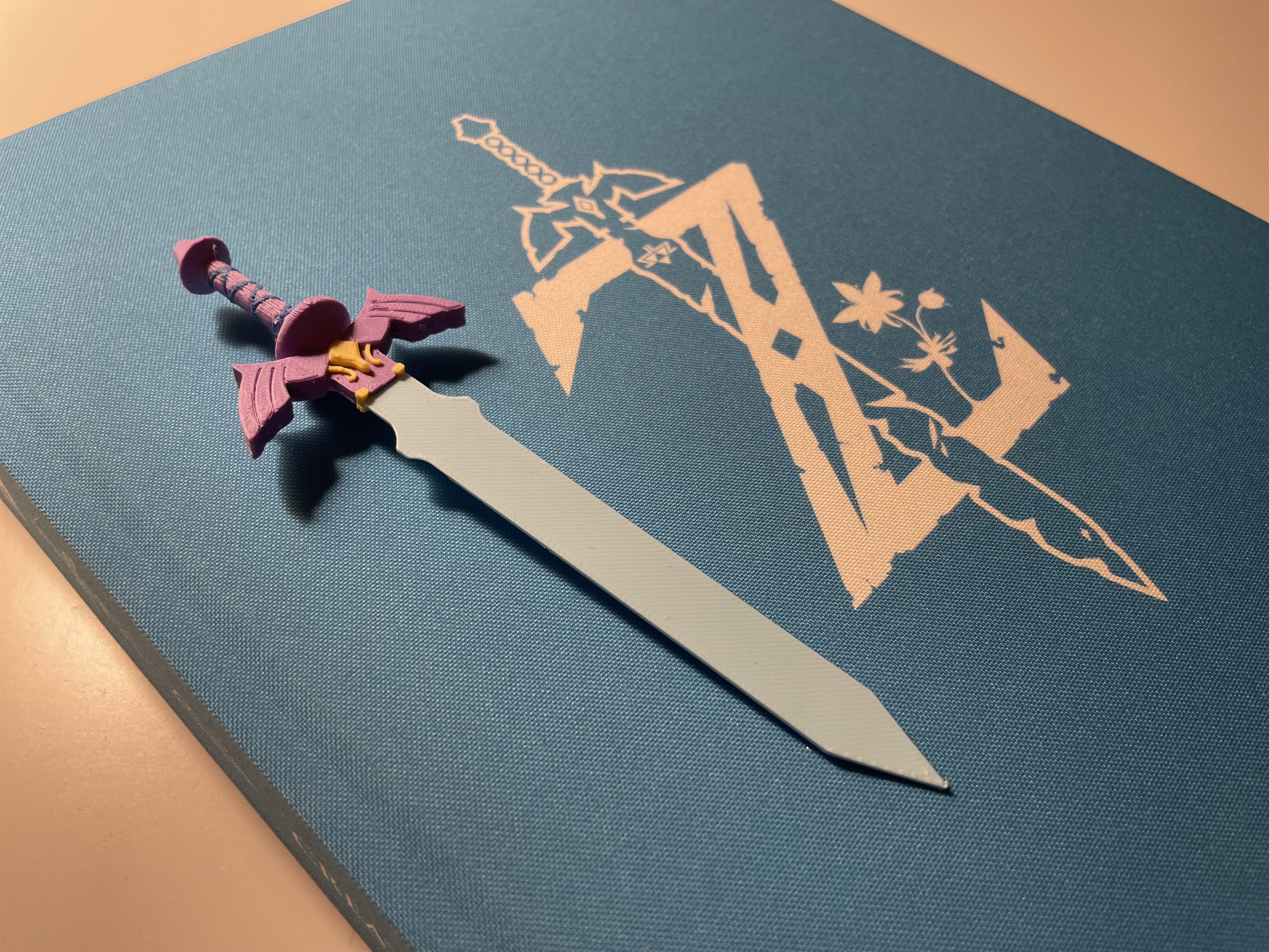 Zelda Master Sword Bookmark Remix - Colored