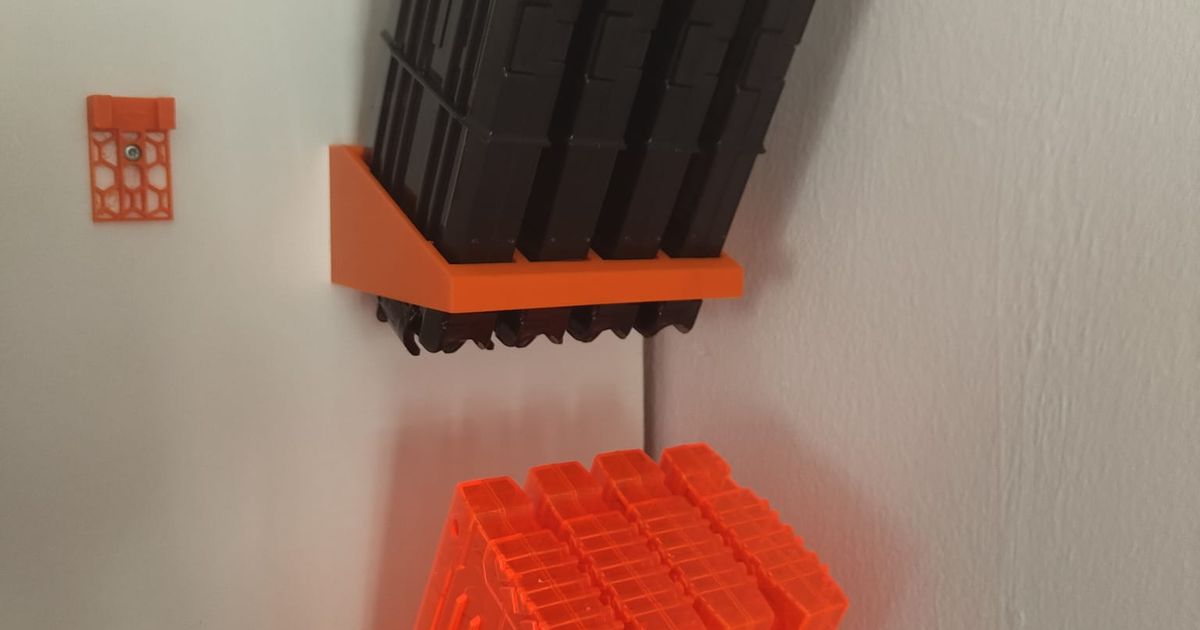 Nerf Magazine holder by ovamaiora Download free STL model