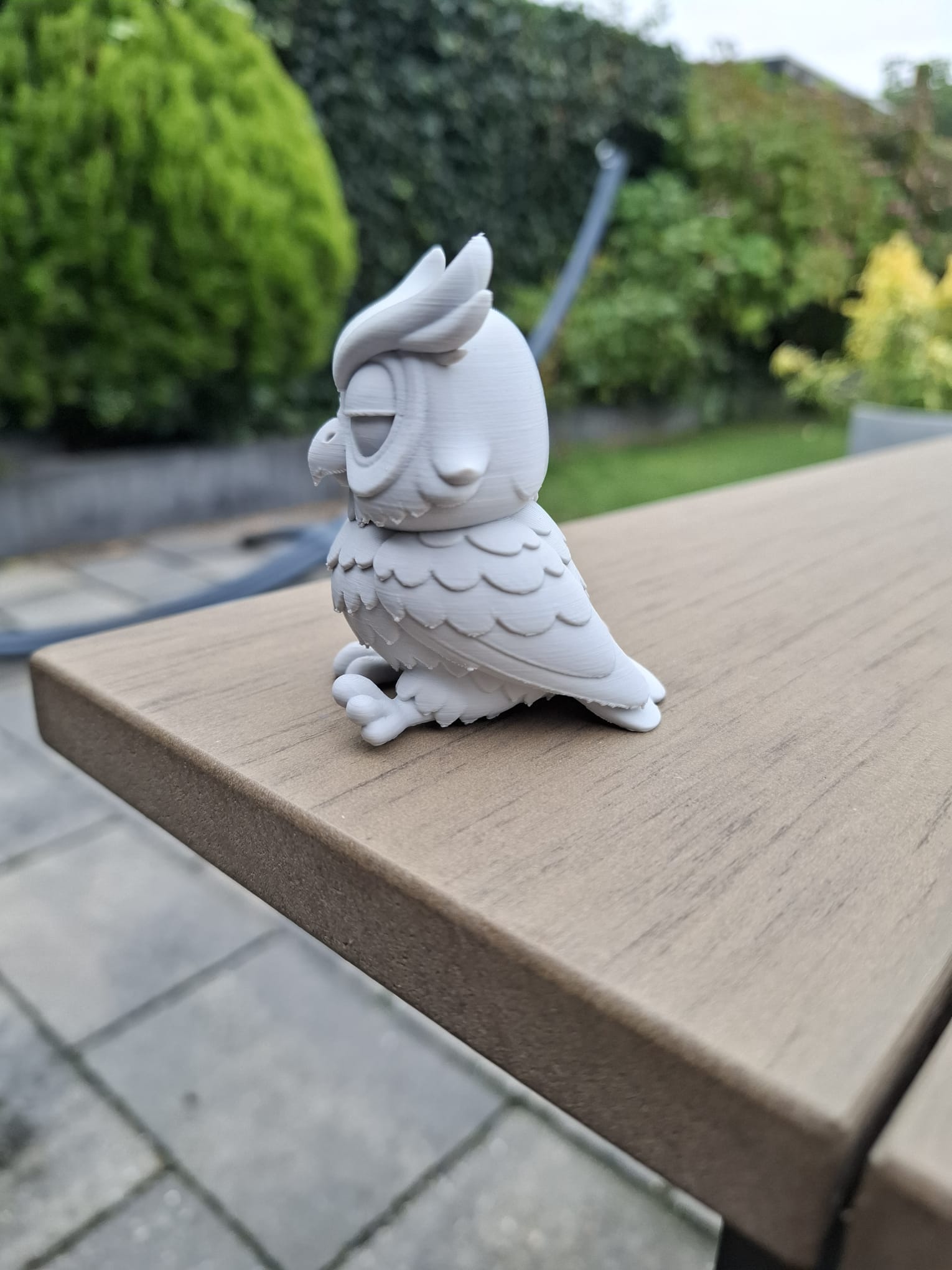 Miniatura 5 do modelo 3D The Grumpy Owl Guardian