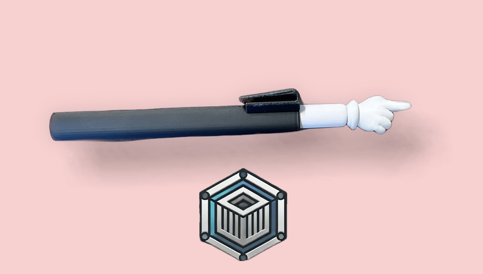 Miniatura 2 do modelo 3D Telescopic Tiny hand holster