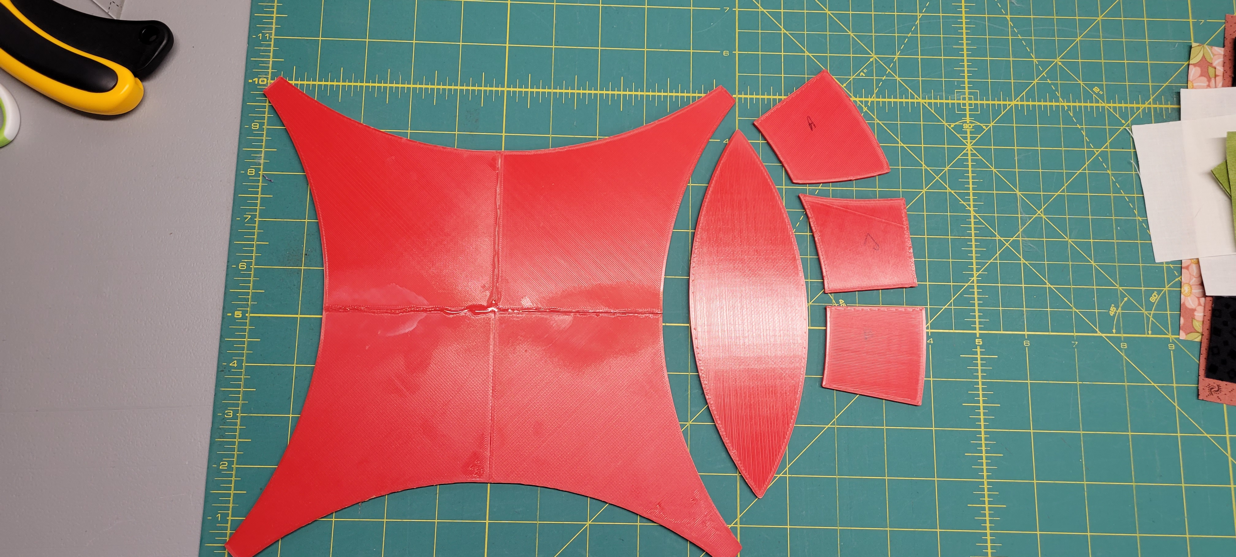 Double Wedding Ring Template for Quilting