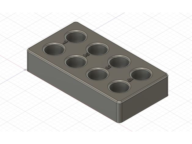 Miniatura 2 do modelo 3D Aircraft Spark Plug Tray